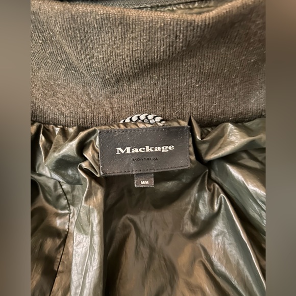 Maclage army green puffer jacket - Picture 4 of 7